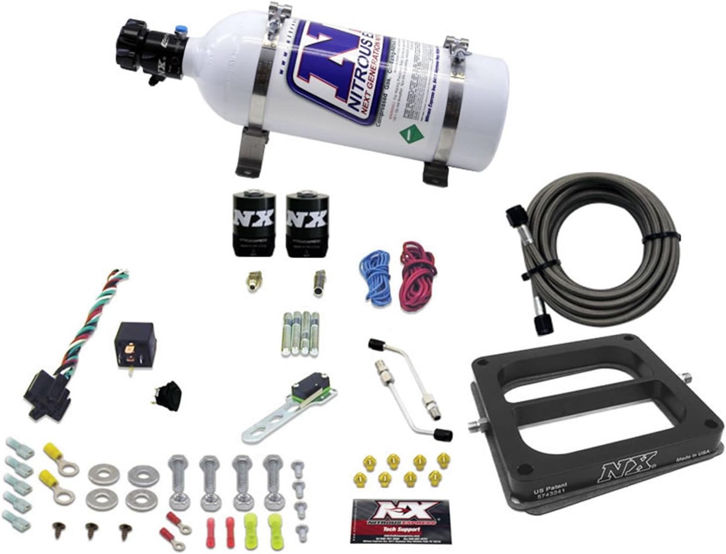 Nitrous Express Dom/Alcohol Nitrous Kit (100500HP) w/5lb
