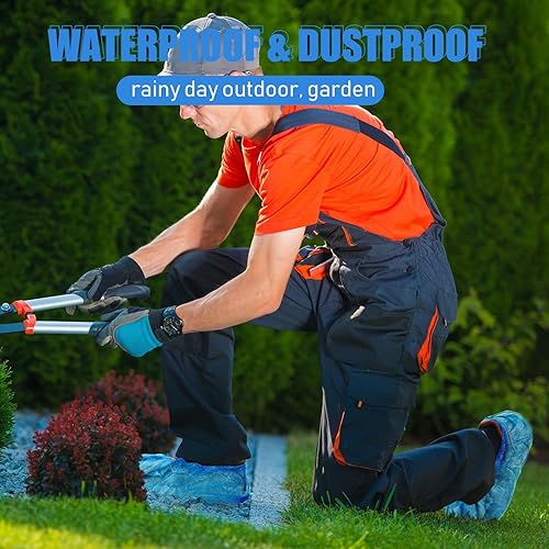 Miniatura 5 de 2000 fundas desechables para zapatos, antideslizantes, protectores de botines, elásticos, gruesos, extra para interiores y exteriores, médicos,