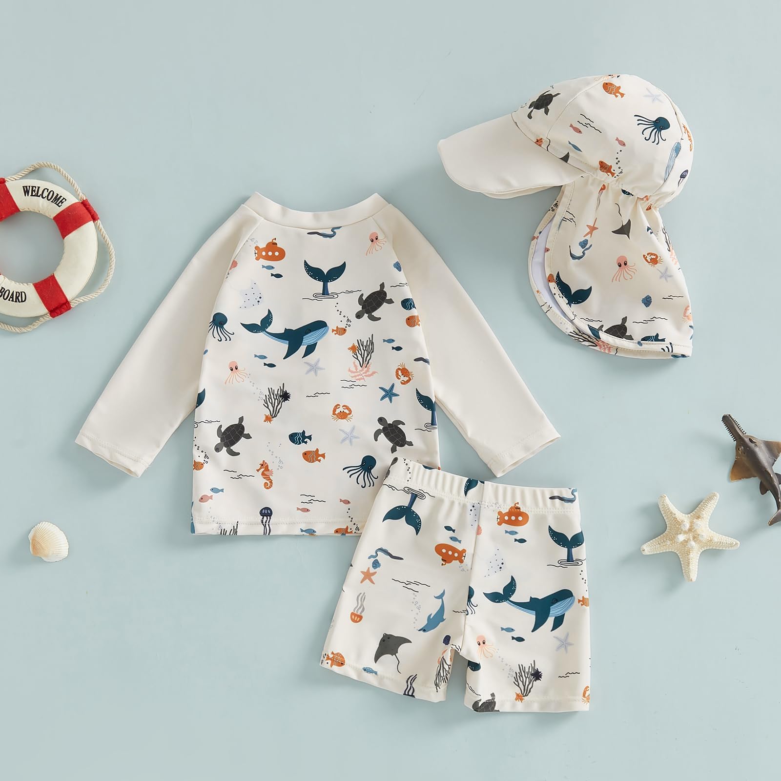 Costume Neonato Mare Costume Neonato Anti Uv Pantaloncini Bambino Maglietta Protezione Cappelli Bimba Piscina Bambina 8 Anni 5 Bimbo 1 Anno Maglia Neonata Costumino Cappello 3Y Da Bagno Cappellino