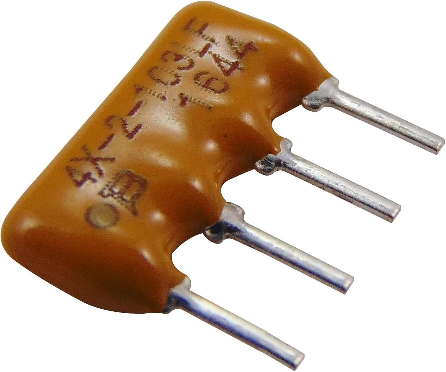 BOURNS - 4604X-101-220LF - Fixed Network Resistor, Thick Film, 22 ohm, 4600X Series, 2 Elements, Bussed, SIP, 4 Pins