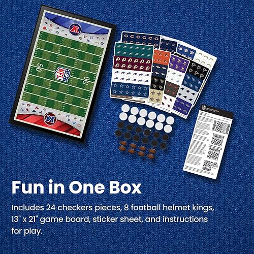 Miniatura 5 de MasterPieces NFL Los Angeles Rams Juego de mesa de damas, 13 x 21 pulgadas