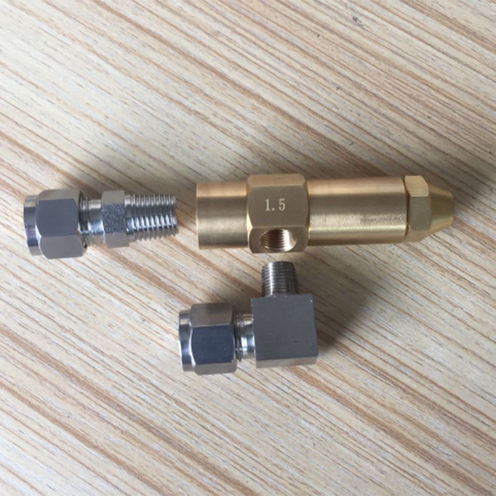 3 sztuki 1,5 mm dysza olejowa, dysza do rozpylania powietrza, dysza olejowa grzewcza, dysza natryskowa w pełni olejowa