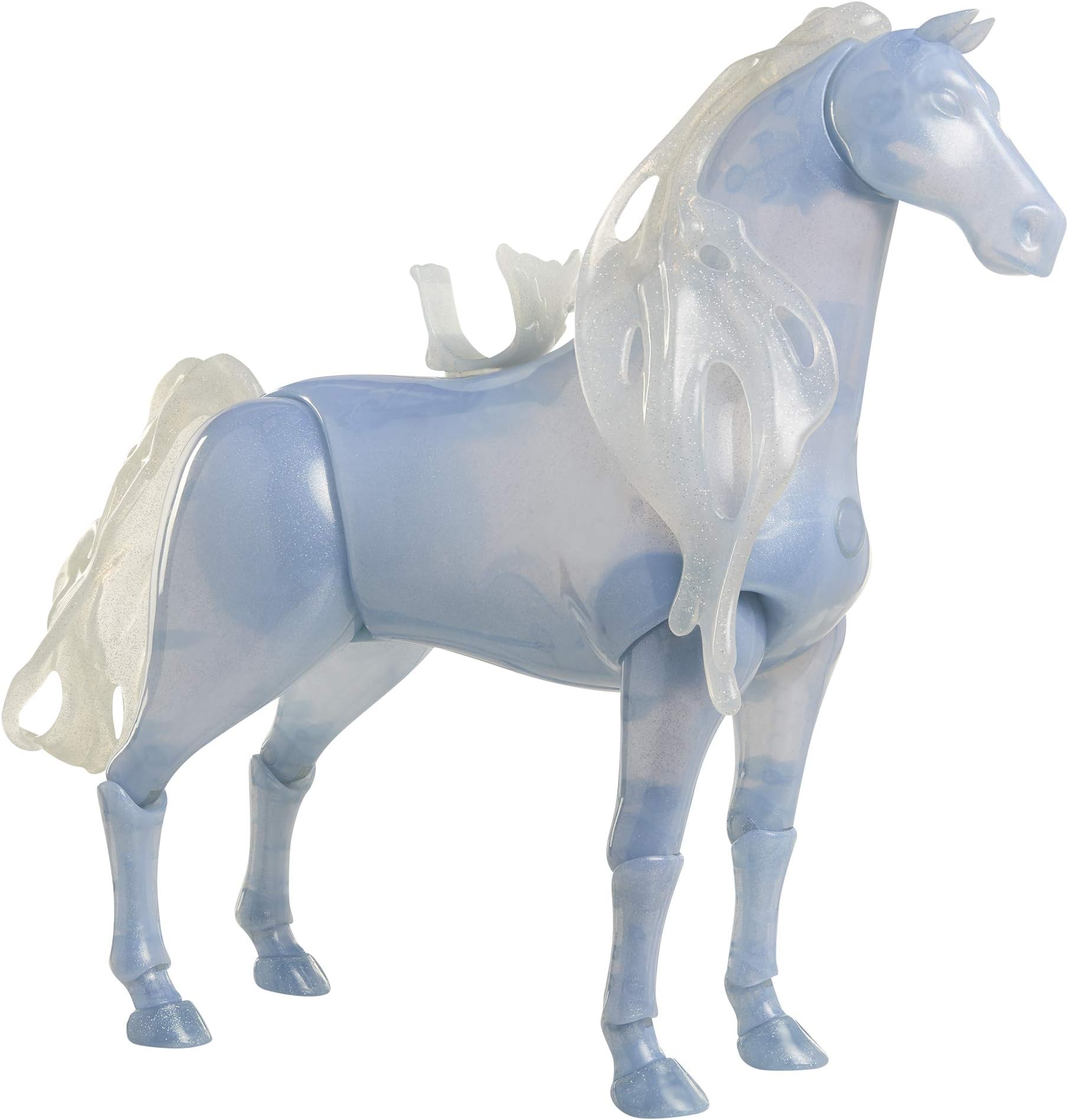 Frozen 2 Elsa's Spirit Horse Nok Doll Sized Light Up Articulated Feature Spirit Animal with Lights & Sounds! Perfect for Elsa Toddler Doll! for Girls Ages 3+