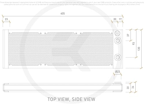 Miniatura 6 de EKWB EK-Quantum Surface S360 Radiador, triple, edición negra, paquete de 2