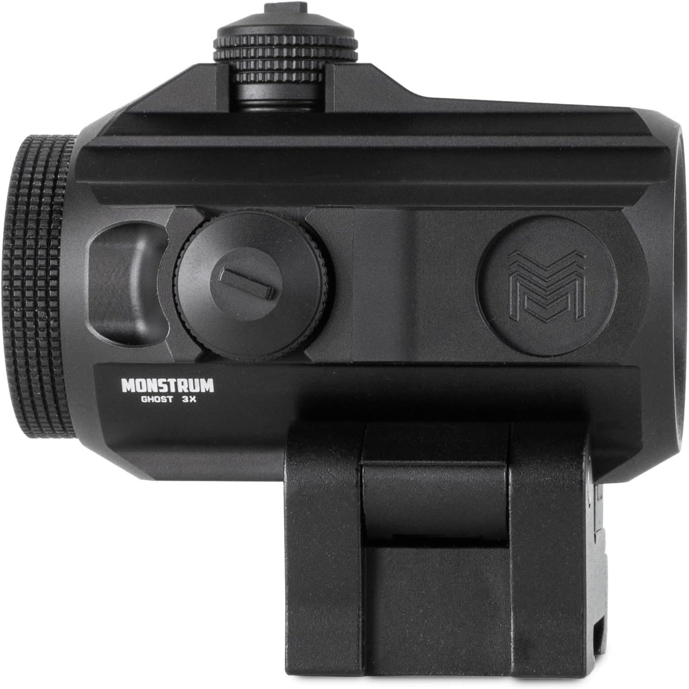 Monstrum Ghost Red Dot Sight | Ghost G3 3X Micro Magnifier with Flip to Side Mount | Combo