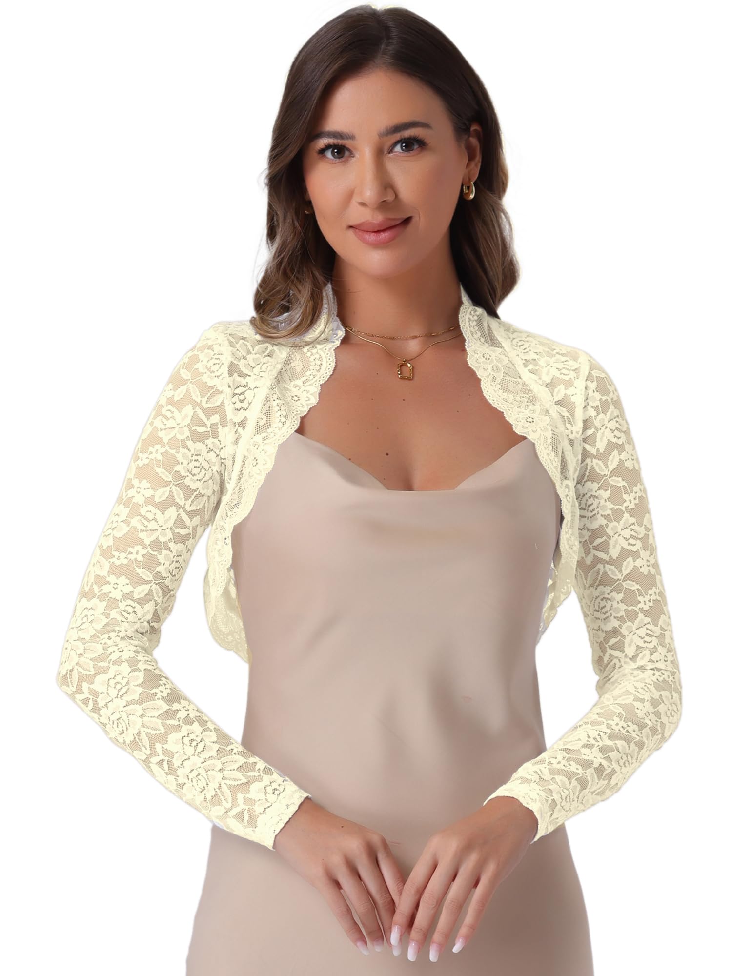 Allegra K Bolero Donna In Velluto - Coprispalle Elegante Con Maniche