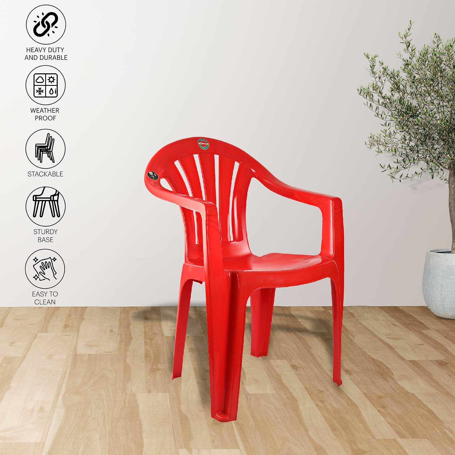Cello Capri Chair - Red: Buy Online at Best Price in UAE - Amazon.ae