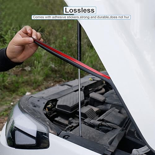 Miniatura 4 de Tira de sellado de capó de automóvil, burlete de goma insonorizado para cubiertas de motor, sellador de molduras de 13.1 pies