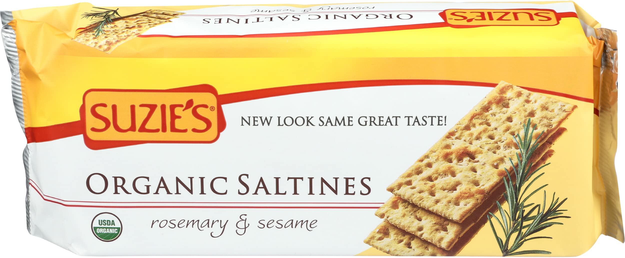 Suzie's, Crackers Rosemary Sesame Seed Organic, 8.8 Ounce