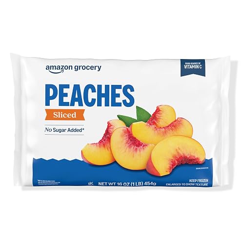 Amazon Grocery, Sliced Peaches,16 Oz, Frozen (Previously Happy Belly, Packaging