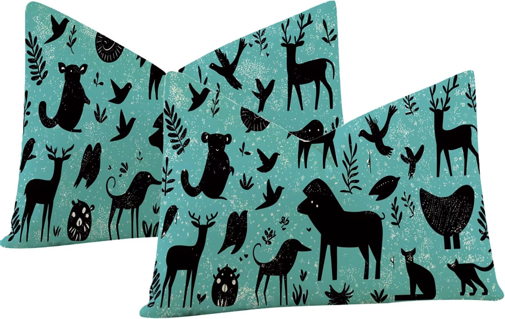 Housse de coussin 50x70cm velours Lpfieonn pour une ambiance douce et cocooning