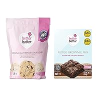 Vista 1 de Better Batter Mezcla de harina original multiusos, taza certificada sin gluten para hornear alternativa a la harina regular, 2.5 libras + mezcla