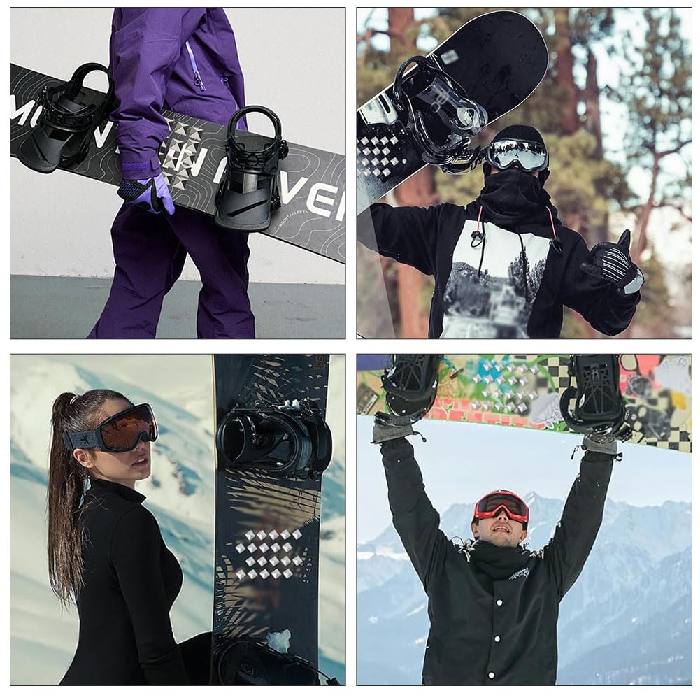 Stomp Pad Per Snowboard – 6 Pezzi Antiscivolo, Adesivo Resistente Al Freddo, Per Sicurezza