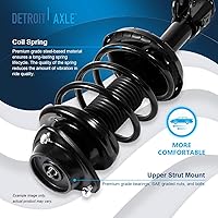 Vista 1564 de Detroit Axle - Kit de suspensión delantera de 10 piezas para Chevy Aveo Aveo5 Pontiac G3 Wave 2 Ready Struts Assembly 2 Enlaces de barra