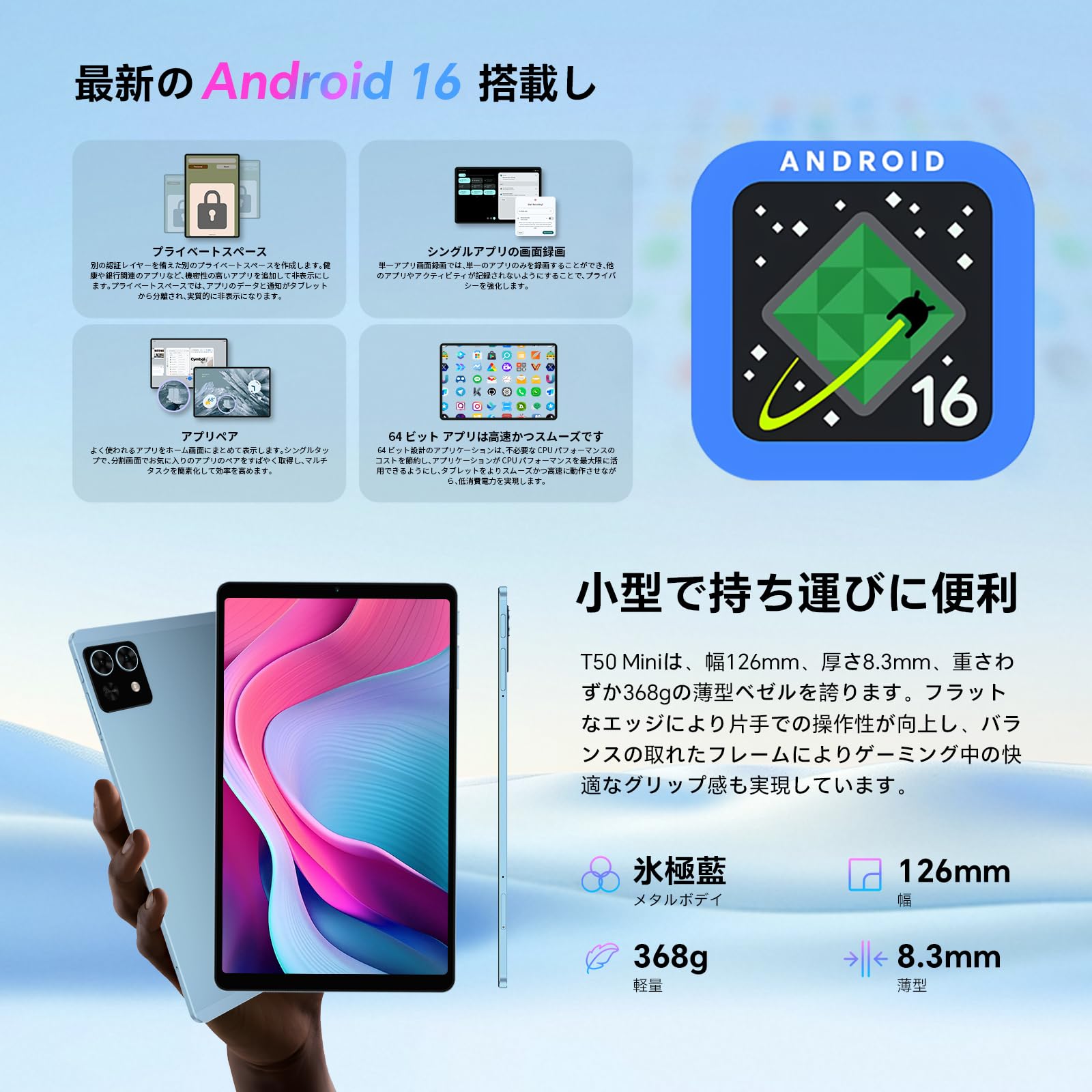 1点のみ‼️8インチ タブレット Android16 128GB 2TB拡張 1点のみ‼️8