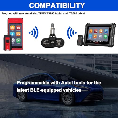Miniatura 6 de Autel MX-Sensor BLE, sensor Bluetooth de baja energía 2024, preprogramado para modelos Tesla 3YSX, programable para vehículos equipados con BLE,