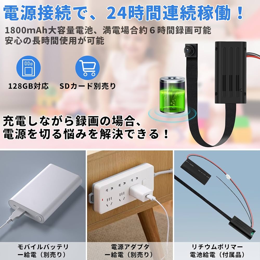 Amazon.co.jp: LXMIMI 小型カメラ 隠しカメラ 超小型DIYカメラ