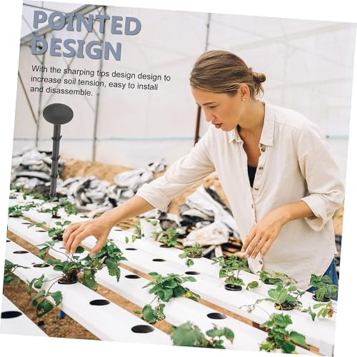 Miniatura 5 de YARNOW 60 piezas de clavos moldeadores de árboles de tachuelas para jardín, tienda de campaña, estacas de césped, estacas de suelo, estacas de