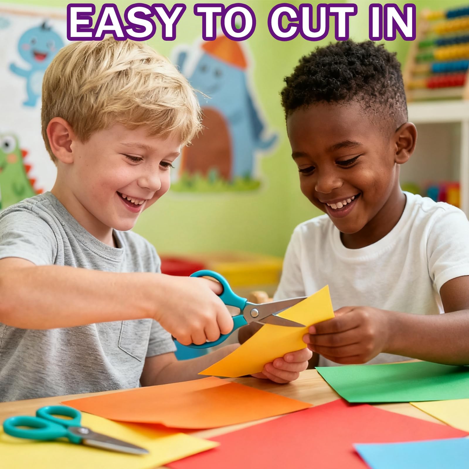 Farbiger Karton, 8,5 x 11 cm, sortiert, 150 Blatt, 29,5 kg/180 g/m², Druckpapier für Bastelarbeiten, Kartenherstellung, Scrapbooking, Party-Dekorationen, Schulbedarf für Kinder