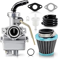 AUTOKAY PZ20 Carburetor Kit for 49cc-125cc Chinese ATV Quad Go Kart SUNL TAOTAO Honda CRF50F - Incl Gaskets Air Filter