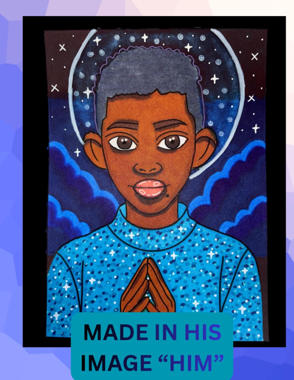 Made In His Image: Made in His Image is a 20 page coloring book