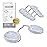 O2 Nose Filters with 3M Filtration - Nasal Screens for Allergies, Dust & Smoke - Drug-Free & Latex-Free Nose Filters - Invisible Allergy Protection (Trial Pack 4 Sizes)