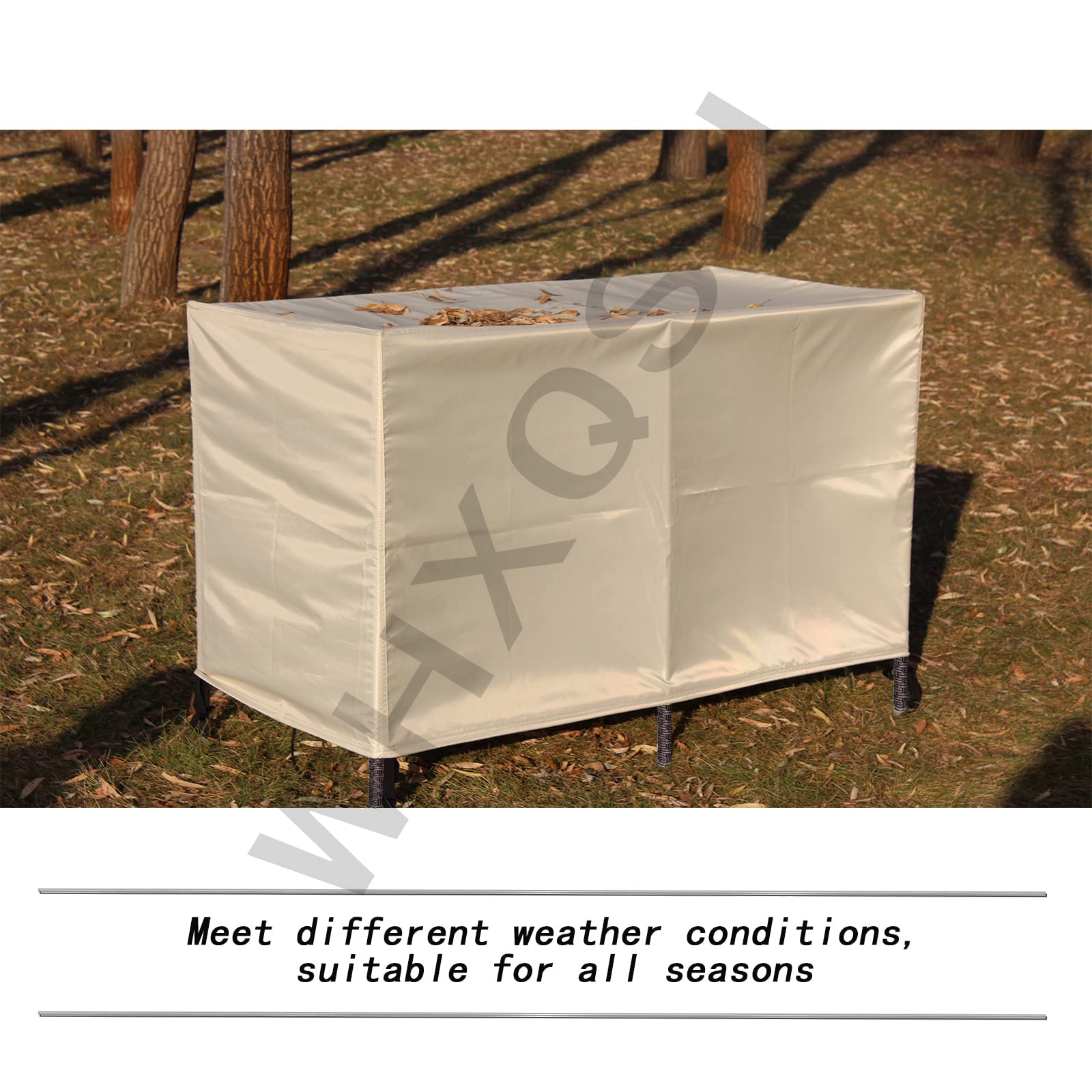 Gartenmöbel-Abdeckung 130x100x90cm – Wasserdicht, Winddicht, UV-beständig Aus 420D Oxford-Stoff