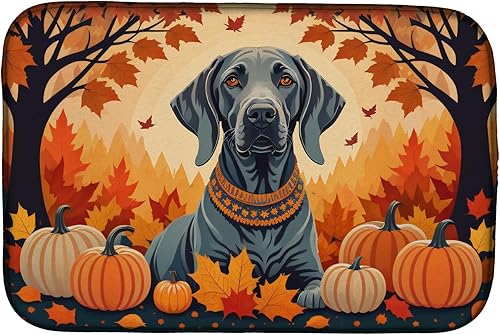 Miniatura 60 de Caroline's Treasures DAC1072DDM Shiba Inu - Tapete de secado de platos absorbente para encimera de cocina, tapete escurridor de platos para SHIBA