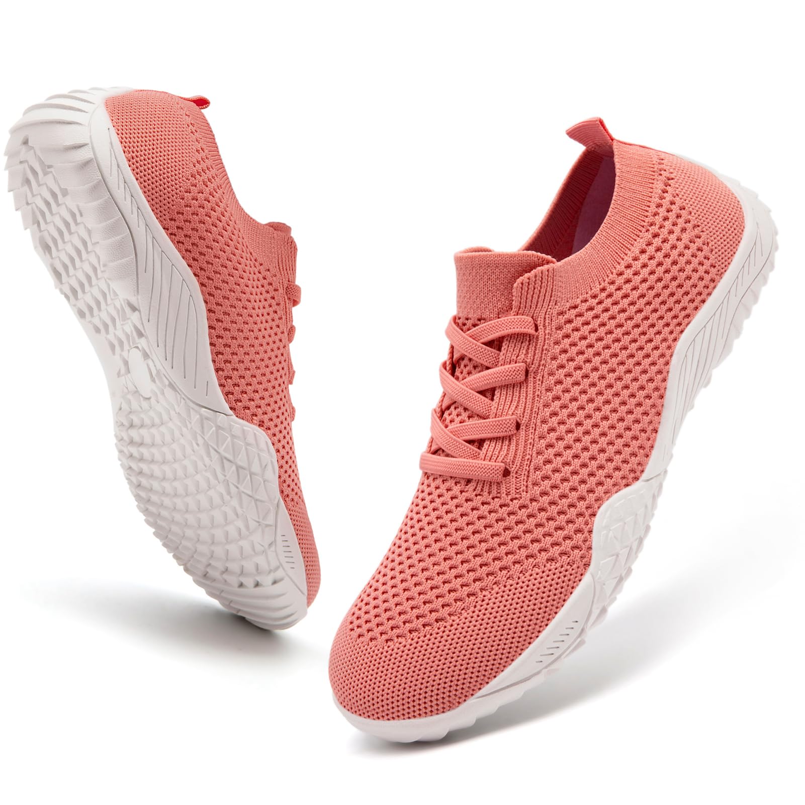 FZJIALI Schuhe Damen Barfußschuhe Sportschuhe Laufschuhe Turnschuhe Weich Sneakers Outdoor Tennisschuhe Zero Drop Sohlen Hausschuhe