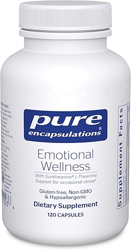 Pure Encapsulations - Bienestar emocional - Apoya el bienestar mental y ayuda a moderar el estrés ocasional - 120 cápsulas