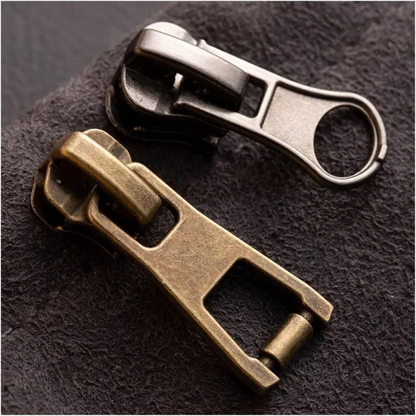 Zamek błyskawiczny, 5 sztuk #8# metalowa głowica automatyczna blokada zestaw naprawczy DIY torby akcesoria do szycia odzieży(F-8#for Resin Zipper)
