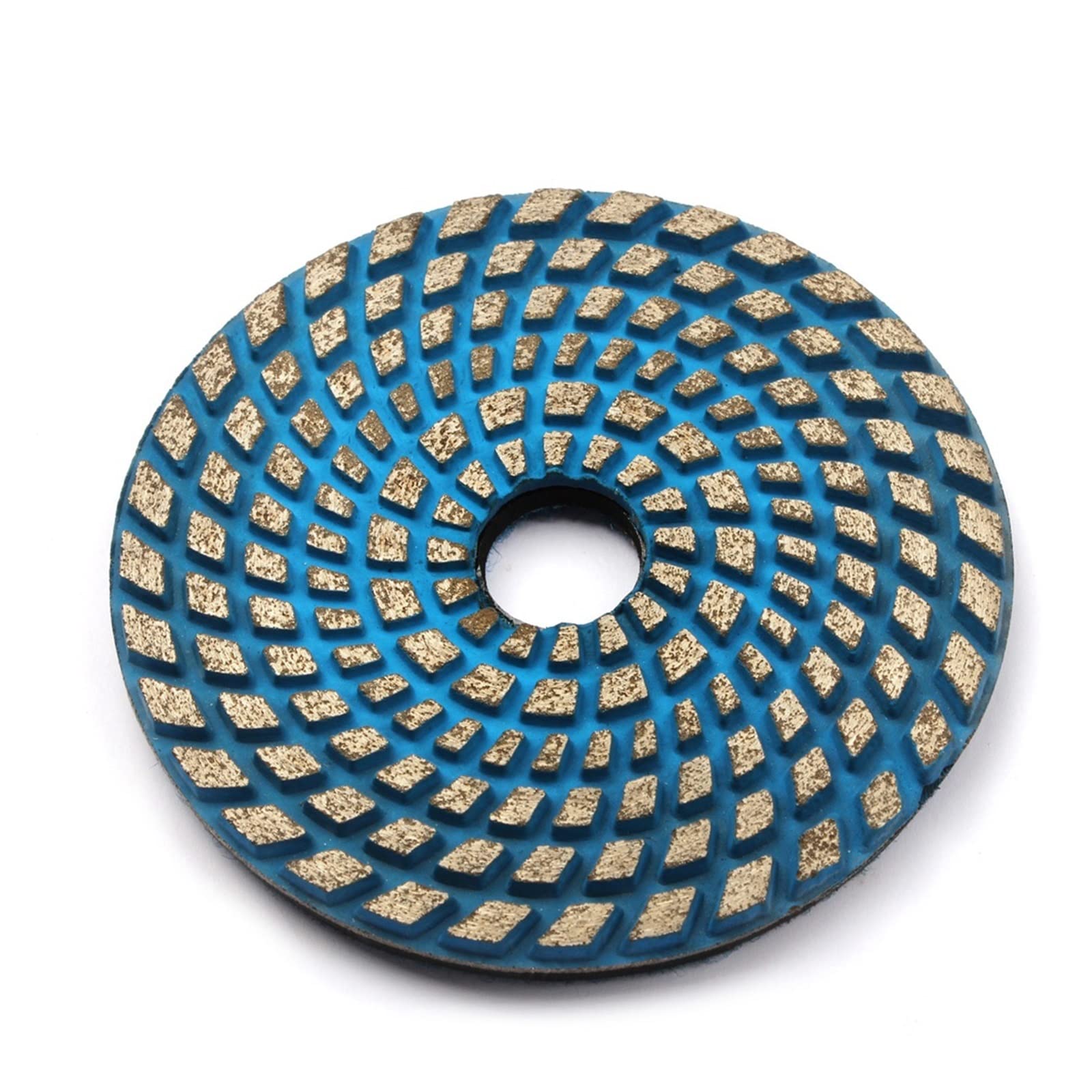 4quot;Disco abrasivo for suelo de hormigón Almohadilla de pulido de enlace de metal sinterizado 100 mm Pulido húmedo seco for abrasivo de hormigón fangzi (Size : 100)