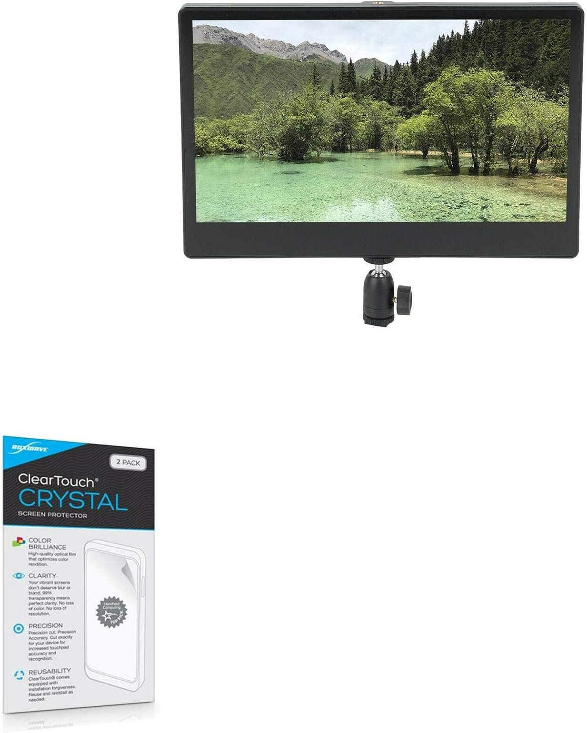 BoxWave Screen Protector Compatible with Came-TV 4K-C13 - ClearTouch Crystal (2-Pack), HD Film Skin - Shields from Scratches