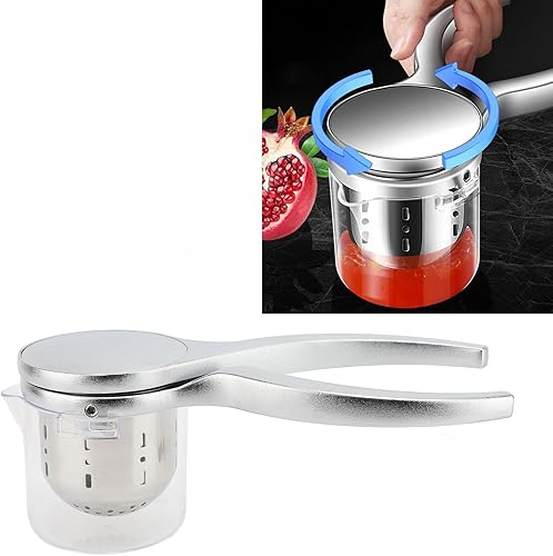 Miniatura 6 de 304 Stainless Steel Juicing Press Multifunctional Manual Detachable Heavy Duty Solid Metal Lemon Lime Squeezer Citrus Juicer for Fruit Vegetable