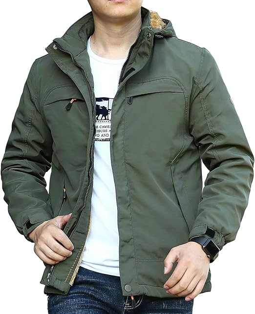 Amazon Ailokoso ジャケット メンズ 防寒着 男性用 上着 冬服 冬物 秋冬 カジュアル ショート丈 アウター 外套 薄手 軽量 撥水 コート ジャケット 通販