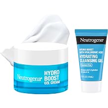 Neutrogena Hydro Boost Hydrating Gel Cream Face Moisturizer, 0.5 fl oz | For Sensitive Skin, Hydrating Gel Cream, Alcohol and Fragrance Free, Hyaluronic Acid, Daily Hydration Routine