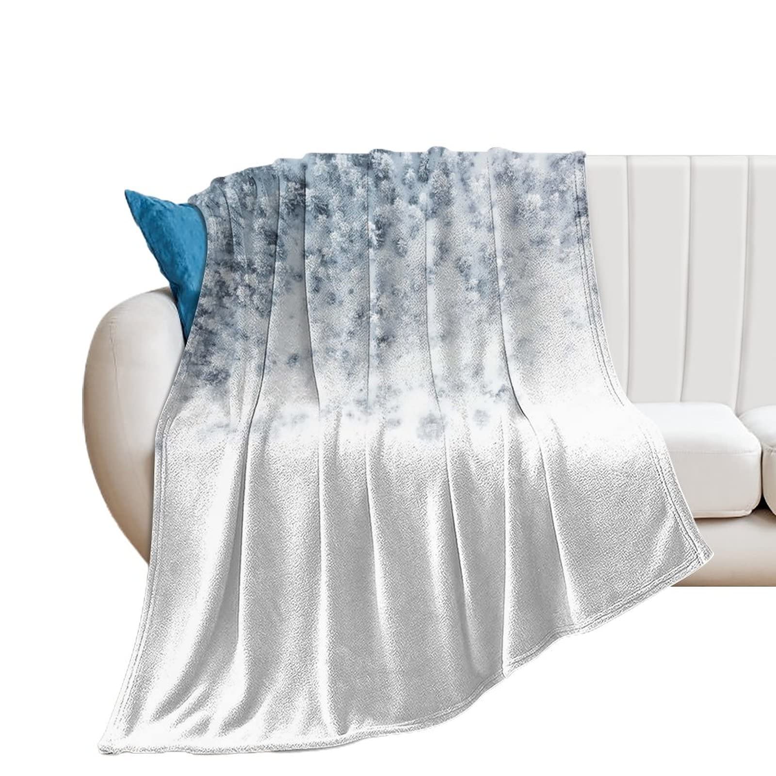 Couverture flanelle chaude et legere contre le froid plaid microfibre compact