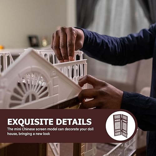 Miniatura 5 de 2 muebles en miniatura para casa de muñecas chinas, accesorios para casas de muñecas en miniatura, divisores de pantalla chinos, divisores de