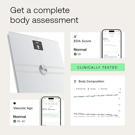 WITHINGS Smart Scales for Body Weight, FSA or HSA Eligible, Body Analysis