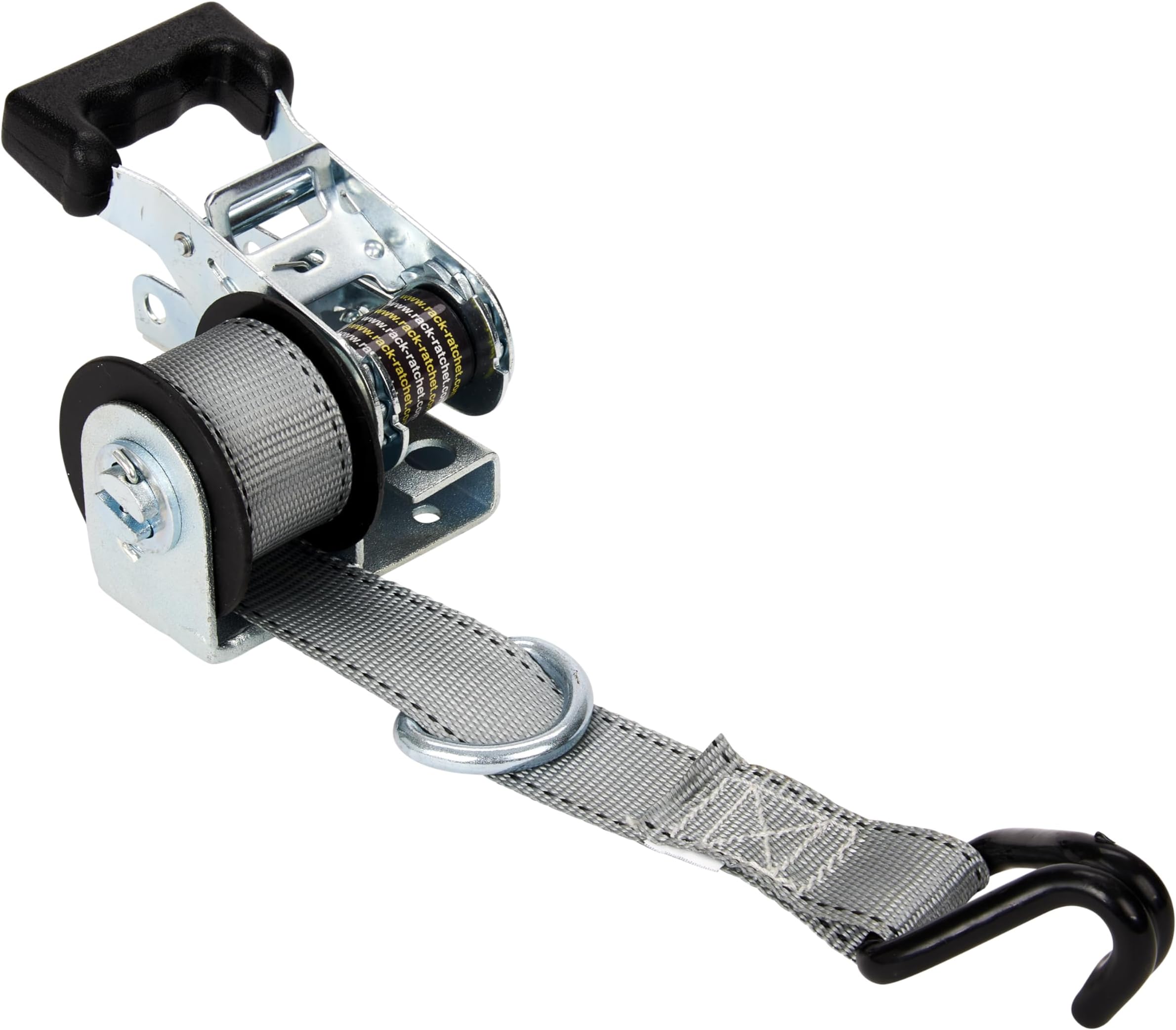 Keeper 1.5" x 8’ Mountable Rack Ratchet Tie Down with 500 lbs. Working Load Limit, Ladder and Pipe Rack Straps