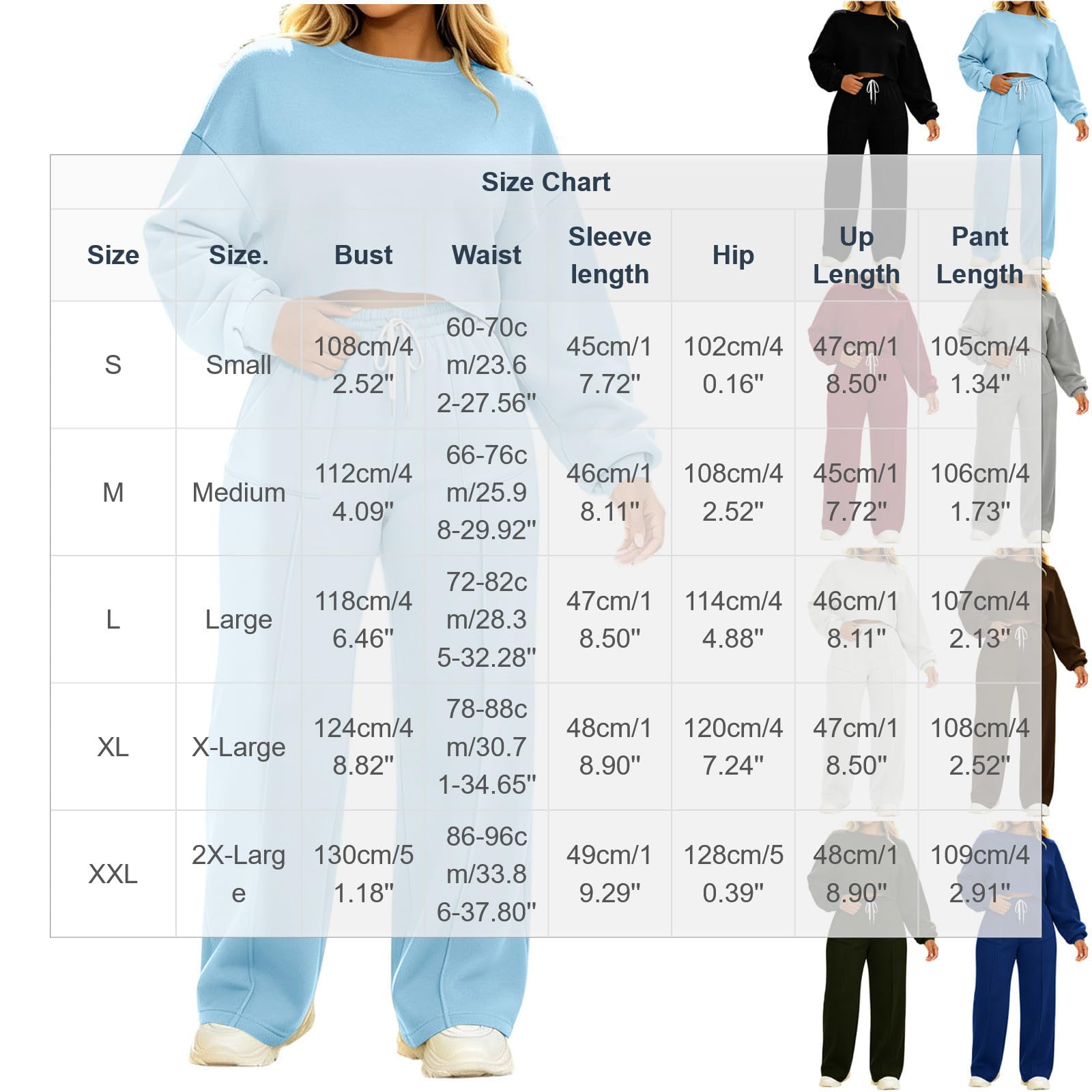 Chandal Mujer Completo,Ropa Deportiva con Sudadera y Pantalon Chandal