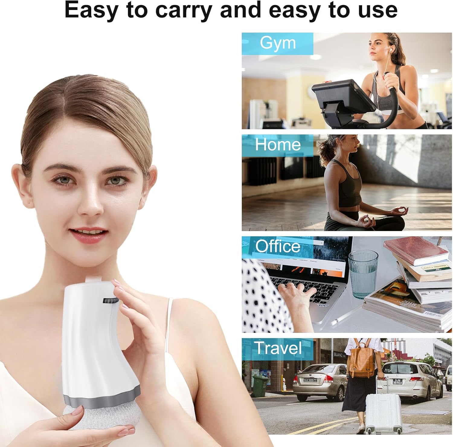 Cellulite Massage Tool,Body Sculpting Machine���Adjustable Cellulite Massager Electric Fat Remover with 5 Massage Pads for Belly Waist Butt Arms Legs Stomach Fat - Gift for Women & Men - Image 7