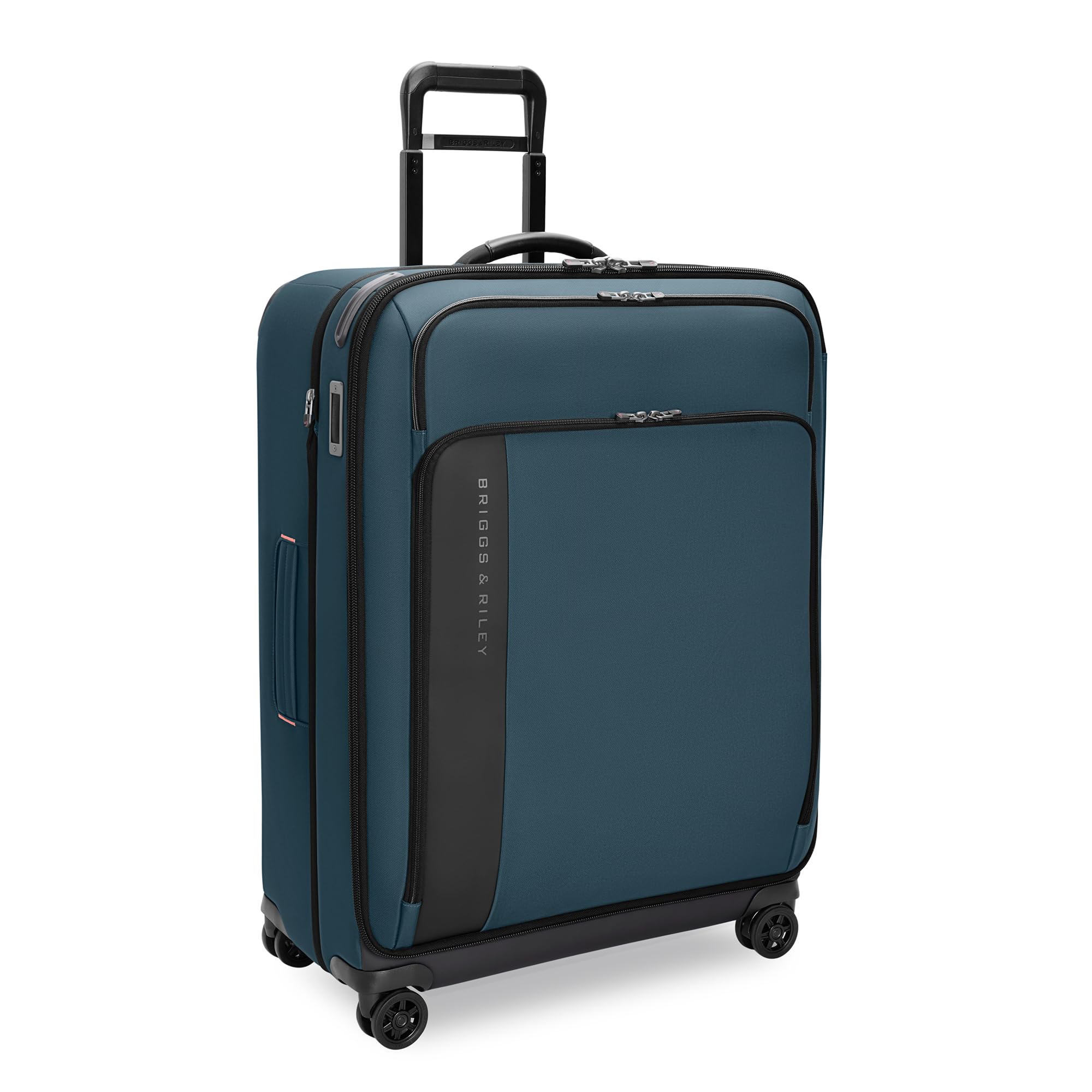 Briggs & Riley 74cm Large Expandable Spinner - Hold Luggage for Travel, Suitcases with Wheels, Softside Rolling Bag for Men & Women - ZDX Collection, Ocean