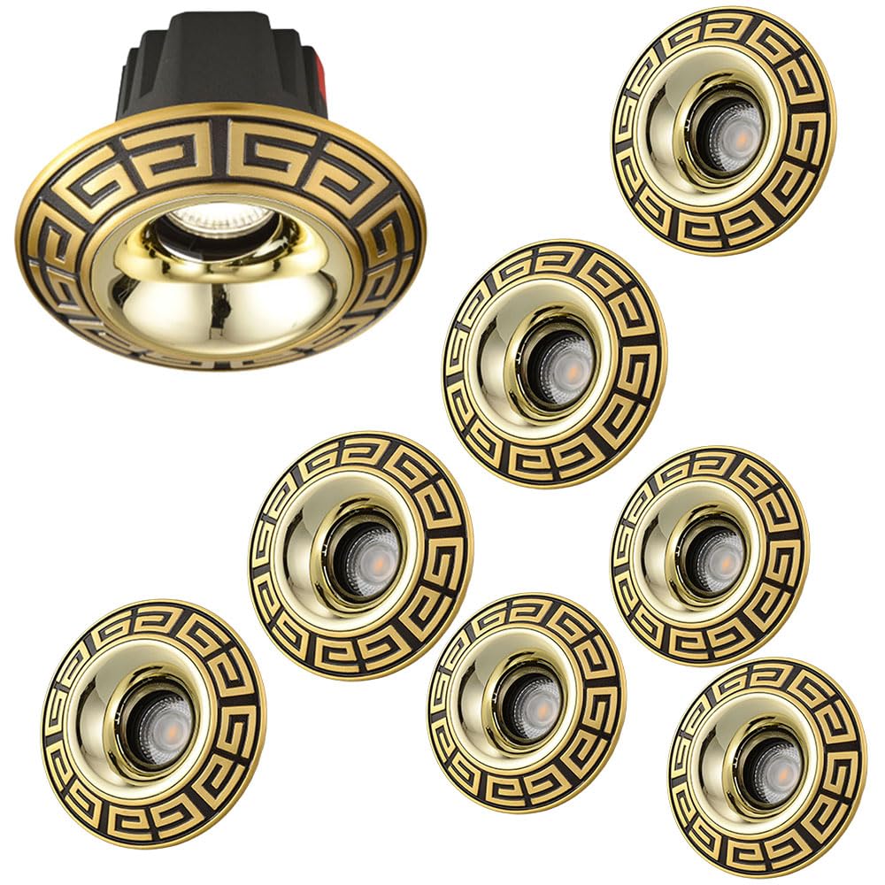 Spot LED encastrable haut de gamme orientable 3 pouces CCT sélectionnable plafonnier rond 6W