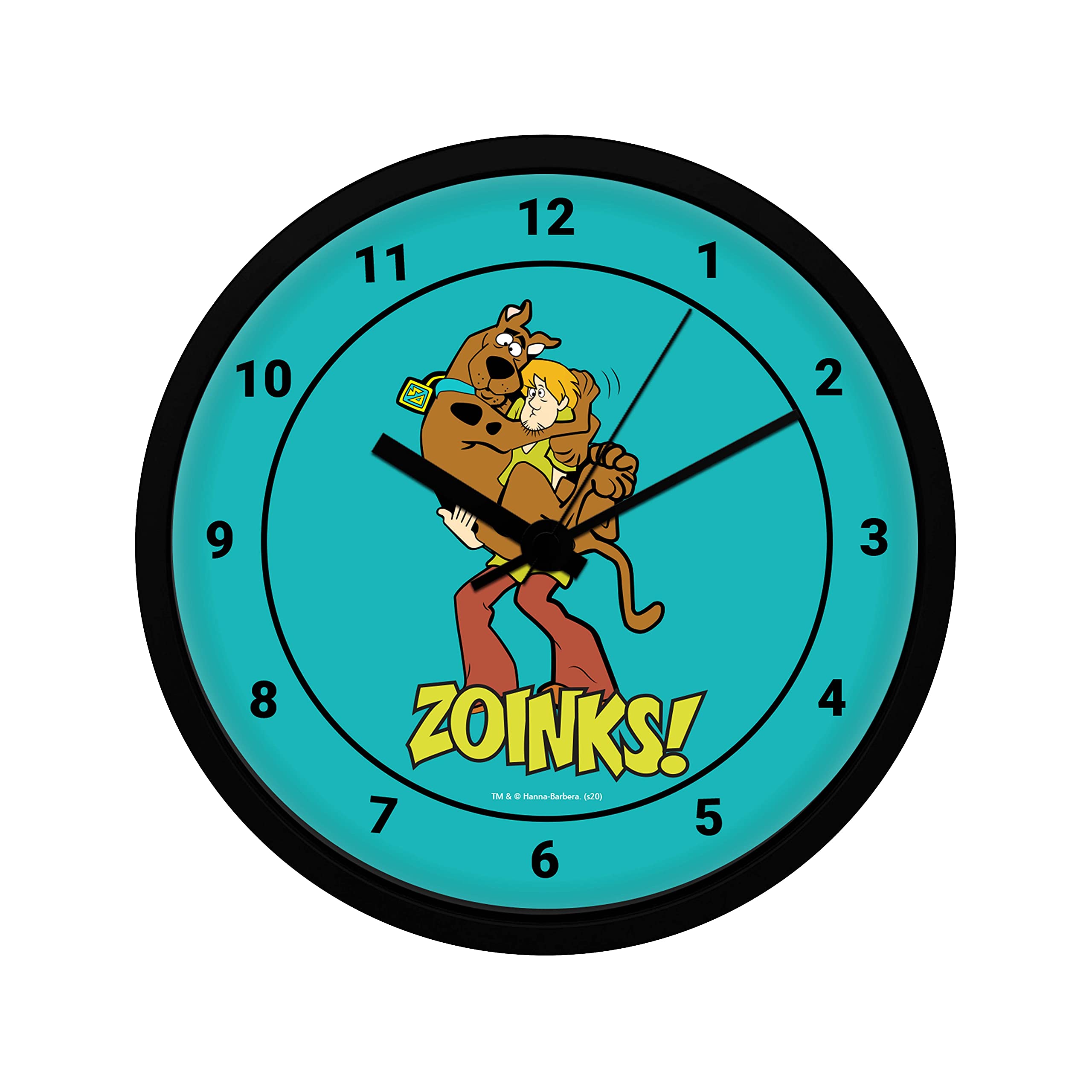 MCSID RAZZ- Scooby Doo-Zoinks Wall Clock for Home and Office Best Gift Items Officially Licensed by Turner Entertainment Co, USA (India)