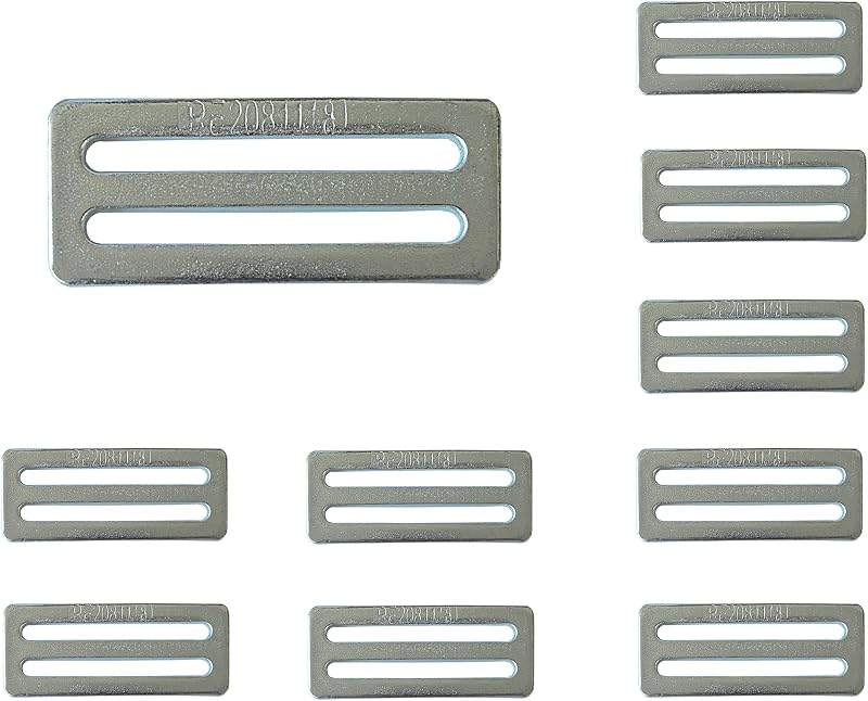 Regulador Tri-Glide de 3 Barras para Cinto de Segurança Mega Cargo Control 3" – Pacote com 10