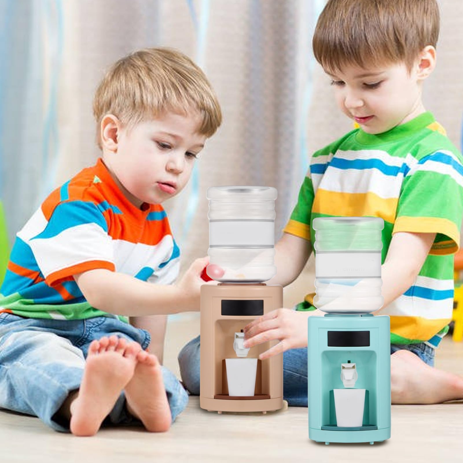 2 Piezas Dispensador de Agua en Miniatura de Plástico