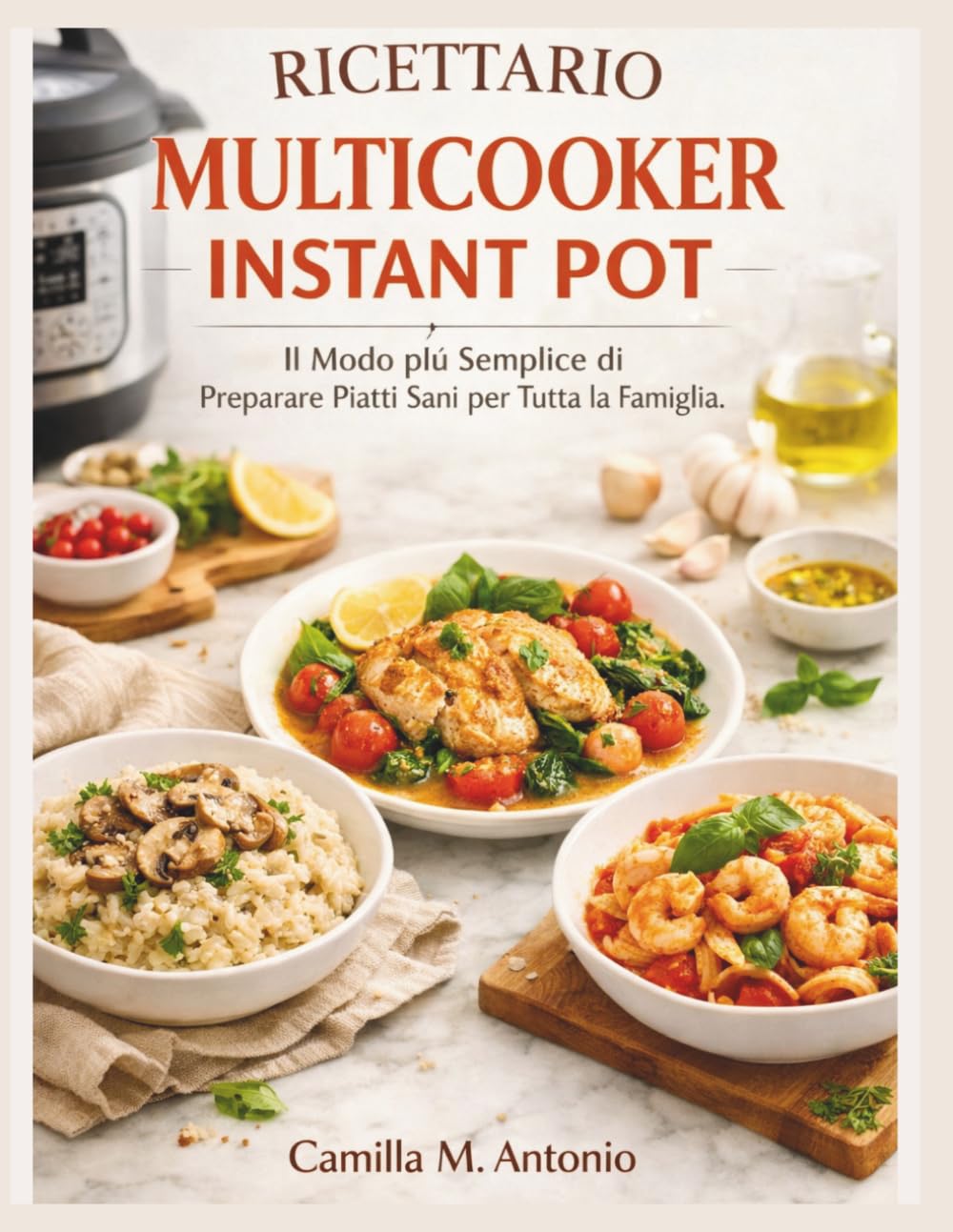 Ricettario Multicooker Instant Pot: Il Modo piu Semplice di Preparare Piatti Sani per Tutta la Famiglia.