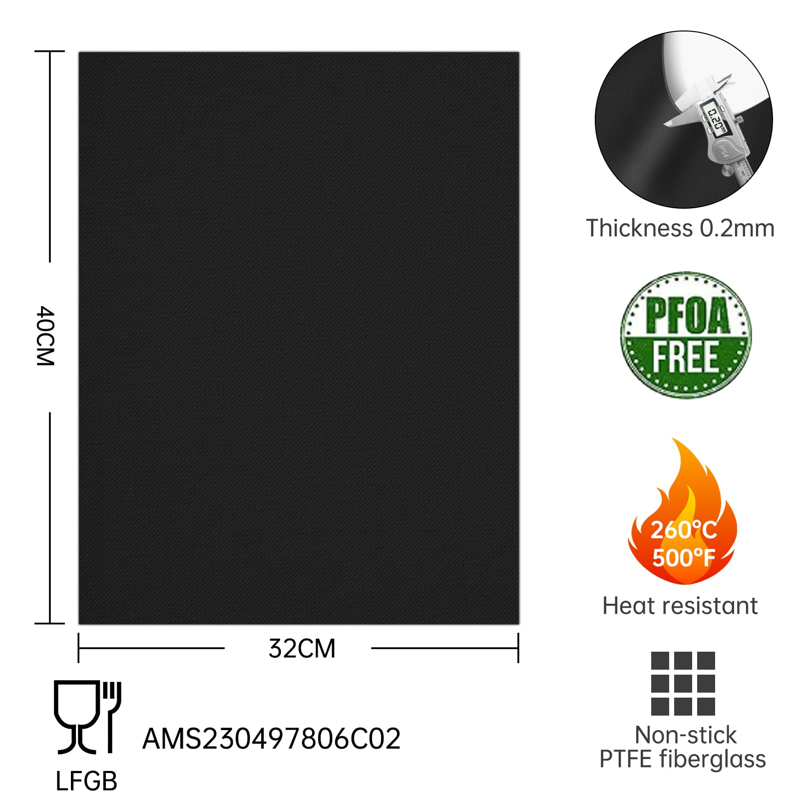 Besuche den SPGOOD- SPGOOD BBQ Grillmatte, Antihaft Grillmatten Grillplatte Gasgrill, Backpapier Wiederverwendbar,für Holzkohlegrill, Elektronischen Grill, PFOA-Frei über 40x32 cm (5er Set) in use