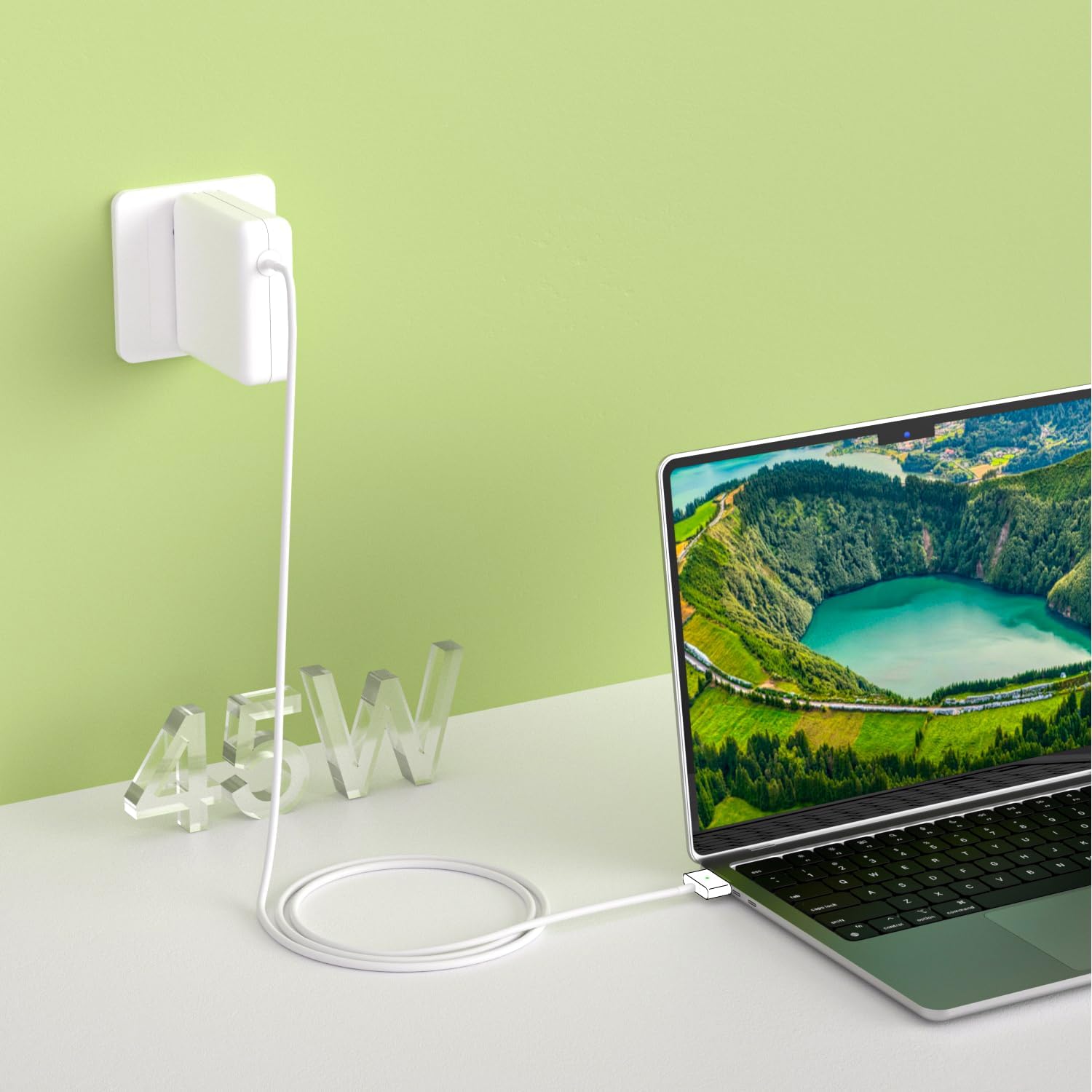 Mac Book Air Charger 45W Magnetic T-Tip Power Adapter for 2012-2017 11 and 13 Inch Models - Image 2